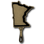Minnesota Shaped Cast Iron Skillet