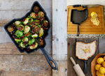 Ohio Shaped Cast Iron Skillet