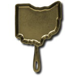 Ohio Shaped Cast Iron Skillet