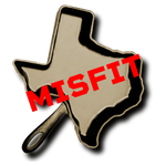 Texas Shaped Misfit Cast Iron Skillet