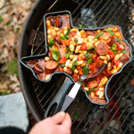 Texas Shaped Cast Iron Skillet