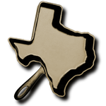 Texas Shaped Cast Iron Skillet